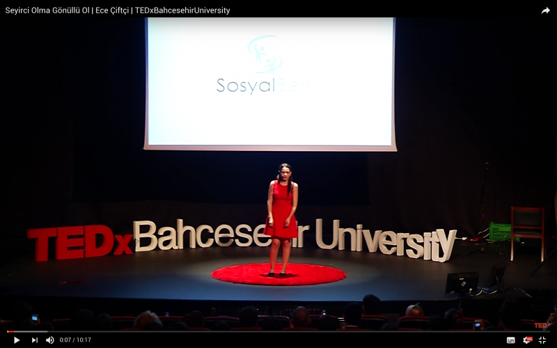Seyirci Olma Gönüllü Ol - TEDx Bahçeşehir Üniversitesi
